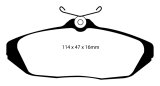 EBC 01-02 Dodge Viper 8.0 Bluestuff Rear Brake Pads thumbnail 1