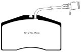 EBC 01-03 Audi S8 4.2 Redstuff Front Brake Pads thumbnail 1
