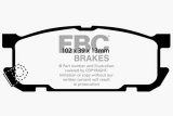 EBC 01-03 Mazda Miata MX5 1.8 (Sports Suspension) Redstuff Rear Brake Pads thumbnail 5