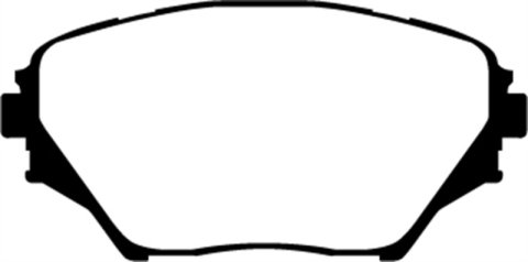 EBC 01-03 Toyota RAV 4 2.0 Greenstuff Front Brake Pads thumbnail 2