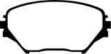 EBC 01-03 Toyota RAV 4 2.0 Ultimax2 Front Brake Pads thumbnail 6