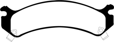 EBC 01-05 Cadillac Deville 4.6 HD Yellowstuff Front Brake Pads thumbnail 6