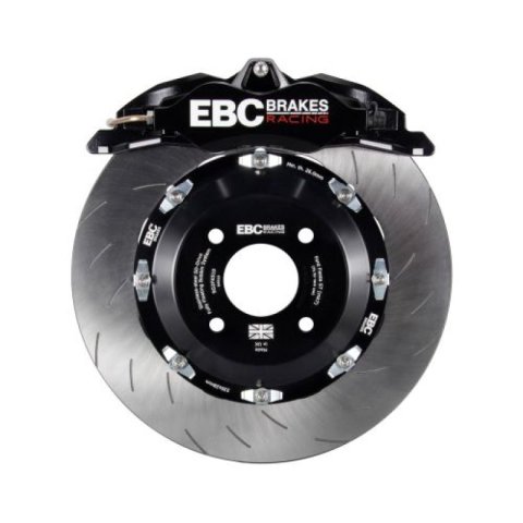 EBC Racing 00-07 BMW M3 (E46) Black Apollo-4 Calipers 355mm Rotors Front Big Brake Kit thumbnail 5