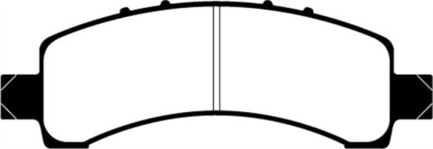 EBC 02 Cadillac Escalade 5.3 (Akebono rear caliper) Greenstuff Rear Brake Pads thumbnail 6