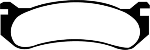 EBC 02 Cadillac Escalade 5.3 (Akebono rear caliper) Yellowstuff Front Brake Pads thumbnail 7