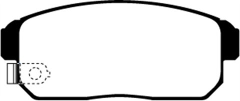 EBC 02-03 Infiniti G20 2.0 Greenstuff Rear Brake Pads thumbnail 3