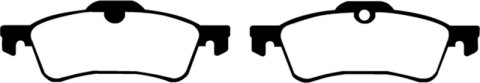 EBC 02-03 Mini Hardtop 1.6 Ultimax2 Rear Brake Pads thumbnail 1