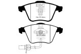 EBC 02-04 Audi A6 Quattro 2.7 Twin Turbo Sedan (4 Pad Set) Yellowstuff Front Brake Pads thumbnail 6