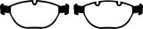 EBC 02-04 BMW X5 4.6 Redstuff Front Brake Pads thumbnail 7