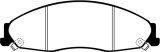 EBC 02-05 Cadillac CTS 2.6 Redstuff Front Brake Pads thumbnail 7