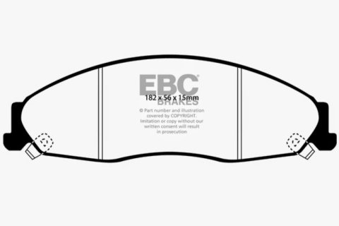 EBC 02-05 Cadillac CTS 2.6 Ultimax2 Front Brake Pads thumbnail 4