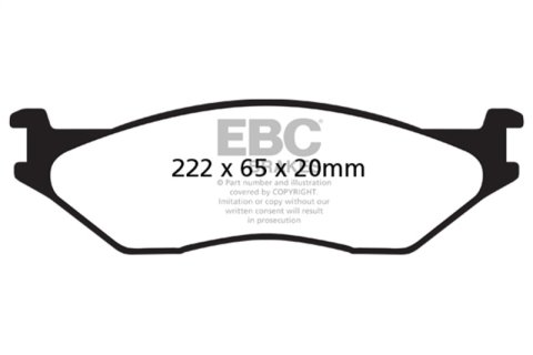 EBC 02-05 Ford Econoline E550 Greenstuff Front Brake Pads thumbnail 1
