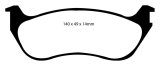 EBC 02-05 Ford Explorer 4.0 2WD Greenstuff Rear Brake Pads thumbnail 1