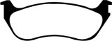 EBC 02-05 Ford Explorer 4.0 2WD Greenstuff Rear Brake Pads thumbnail 6