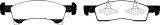 EBC 02-06 Ford Expedition 4.6 2WD Ultimax2 Front Brake Pads thumbnail 6