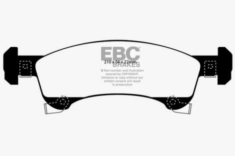 EBC 02-06 Ford Expedition 4.6 4WD Extra Duty Front Brake Pads thumbnail 1