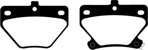 EBC 02-08 Pontiac Vibe 1.8 GT Greenstuff Rear Brake Pads thumbnail 2