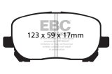 EBC 02-08 Pontiac Vibe 1.8 Redstuff Front Brake Pads thumbnail 3