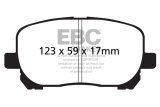 EBC 02-08 Pontiac Vibe 1.8 Redstuff Front Brake Pads thumbnail 5