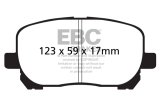 EBC 02-08 Pontiac Vibe 1.8 Ultimax2 Front Brake Pads thumbnail 3