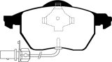 EBC 03-04 Audi A4 1.8 Turbo Redstuff Front Brake Pads thumbnail 7