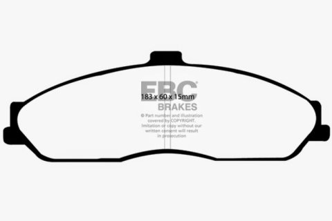 EBC 03-04 Cadillac XLR 4.6 Redstuff Front Brake Pads thumbnail 5