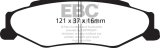 EBC 03-04 Cadillac XLR 4.6 Redstuff Rear Brake Pads thumbnail 6