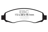 EBC 03-04 Dodge Dakota 2WD 3.7 Ultimax2 Front Brake Pads thumbnail 4