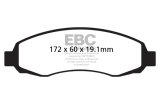 EBC 03-04 Dodge Dakota 2WD 3.7 Yellowstuff Front Brake Pads thumbnail 4
