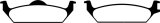 EBC 03-04 Dodge Dakota 2WD 3.9 Greenstuff Rear Brake Pads thumbnail 2