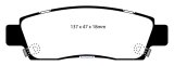 EBC 03-05 Chevrolet SSR 5.3 Redstuff Rear Brake Pads thumbnail 1