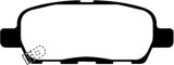 EBC 03-05 Infiniti FX35 3.5 Ultimax2 Rear Brake Pads thumbnail 6