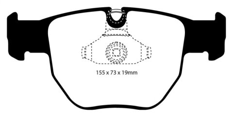 EBC 03-05 Land Rover Range Rover 4.4 Greenstuff Front Brake Pads thumbnail 1