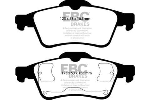 EBC 03-05 Mazda 3 2.0 Ultimax2 Rear Brake Pads thumbnail 4