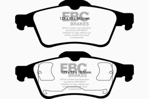 EBC 03-05 Mazda 3 2.0 Ultimax2 Rear Brake Pads thumbnail 5