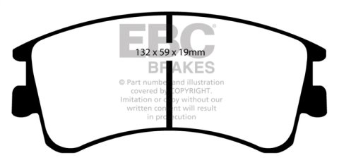 EBC 03-05 Mazda 6 2.3 Yellowstuff Front Brake Pads thumbnail 1