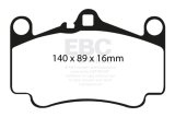 EBC 03-05 Porsche 911 (996) (Cast Iron Rotor only) 3.6 Carrera 4S Redstuff Front Brake Pads thumbnail 6