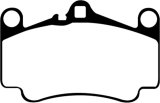 EBC 03-05 Porsche 911 (996) (Cast Iron Rotor only) 3.6 Carrera 4S Yellowstuff Front Brake Pads thumbnail 7