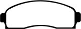 EBC 03-06 Chevrolet Equinox 3.4 Yellowstuff Front Brake Pads thumbnail 6