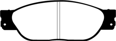 EBC 03-06 Jaguar XJ8 4.2 VP Yellowstuff Front Brake Pads thumbnail 6