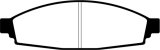 EBC 03-06 Lincoln Aviator 4.6 Greenstuff Front Brake Pads thumbnail 1