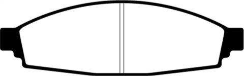 EBC 03-06 Lincoln Aviator 4.6 Greenstuff Front Brake Pads