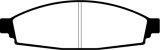 EBC 03-06 Lincoln Aviator 4.6 Greenstuff Front Brake Pads thumbnail 2