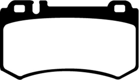 EBC 03-06 Mercedes-Benz CL55 AMG 5.4 Supercharged Yellowstuff Rear Brake Pads thumbnail 7