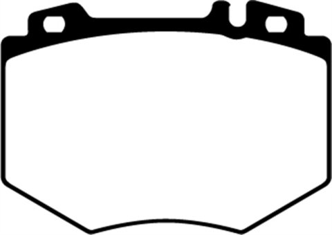 EBC 03-06 Mercedes-Benz CL600 5.5 Twin Turbo Redstuff Front Brake Pads thumbnail 3