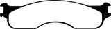 EBC 04 Dodge Ram SRT-10 8.3 Greenstuff Front Brake Pads thumbnail 6