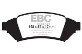 EBC 04 Pontiac Grand Prix 3.8 Ultimax2 Front Brake Pads thumbnail 4