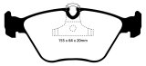 EBC 04-06 BMW X3 2.5 (E83) Redstuff Front Brake Pads thumbnail 1