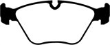 EBC 04-06 BMW X3 2.5 (E83) Ultimax2 Front Brake Pads thumbnail 6