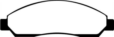 EBC 04-06 Chevrolet Colorado 2.8 Yellowstuff Front Brake Pads thumbnail 7